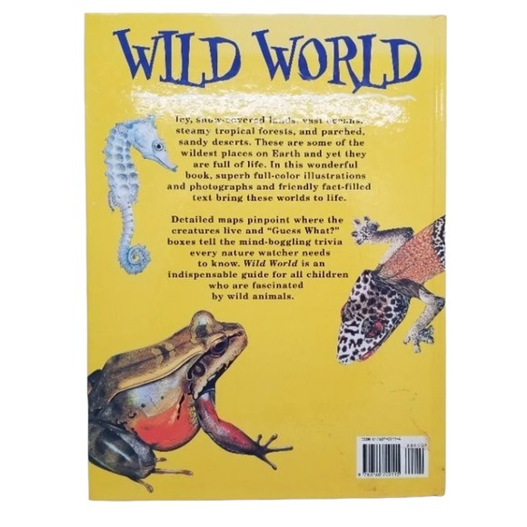 Childrens Nature Wild World by Jinny Johnson 90s HC Barnes & Noble VTG - Picture 2 of 6